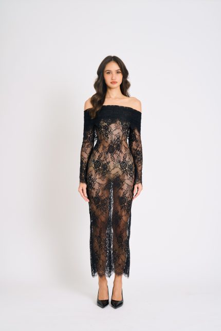 Ethereal Lace Maxi Dress